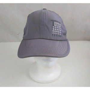 Totto Gray Unisex Embroidered Adjustable Baseball Cap